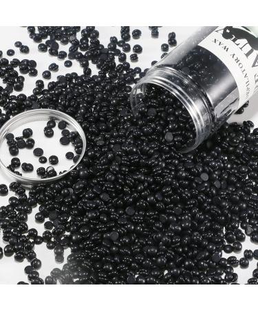 Natural Vegetable Wax Pearls - Professional Hair Removal Wax for Face & Body | 400g Black Pearl Wax Beans for Smooth Skin - Buy Online on GoSupps.com
