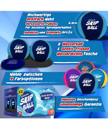 Ultimate Water Jumping Ball (2-Pack) | Fun for All Ages - Create Lasting Beach & Pool Memories | Navy/Teal - Buy Online on GoSupps.com