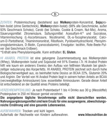 Hi Tec Nutrition Anabol Protein 2250g - Coconut Flavor | 91% Protein Muscle Builder Supplement | International Shipping Available - Buy Online on GoSupps.com