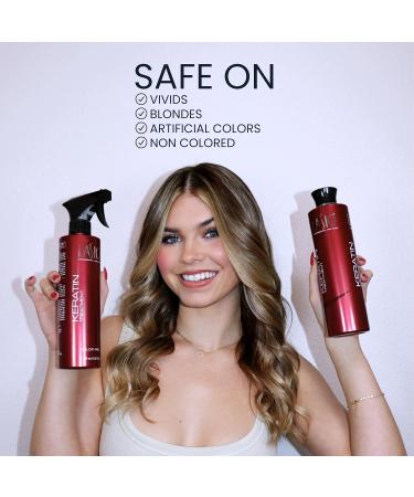 Lasio Keratin Treatment Color Pro - Fume Free Borage Oil & Vitaplex Infused UV & Color Protectant 16 Fl. Oz - International Shipping Available - Buy Online on GoSupps.com