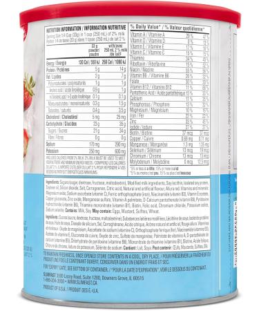 SlimFast Original Meal Replacement or Weight Loss Shake Mix Powder - 14g of Protein 23 Vitamins and Minerals Great Taste - 530g - Strawberry Supreme Flavour - Buy Online on GoSupps.com