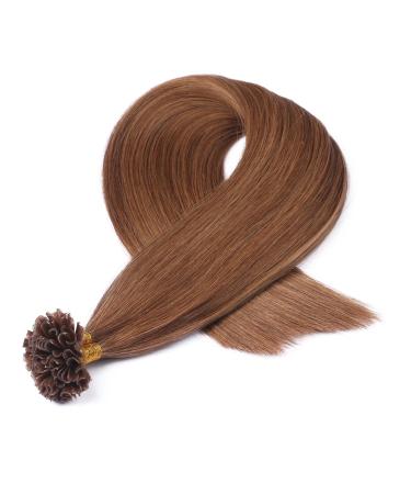 Buy 100% Remy Keratin Bonding Hair Extensions #9 Middle Blond - 40cm U-Tip - 100 Strands - Premium Quality by Novon - Buy Online on GoSupps.com