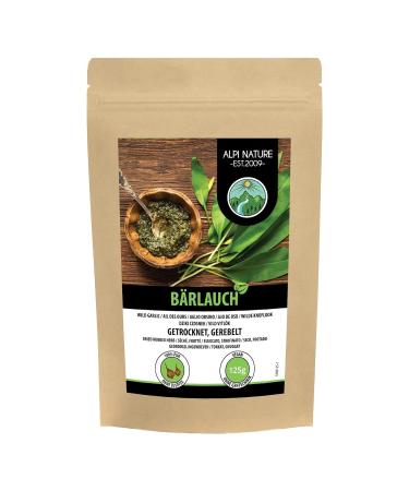 Bear Garlic 125g - 100% Natural Dried Wild Garlic Leaves No Additives Premium Quality - Buy Online on GoSupps.com