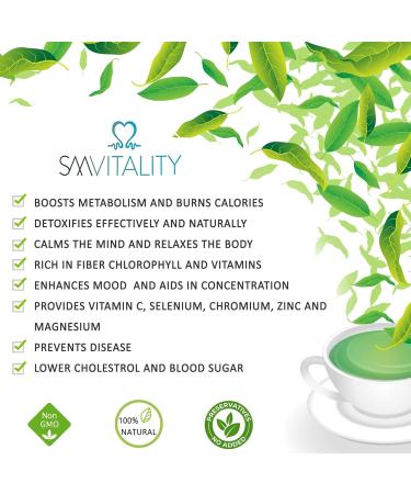 Organic Vanilla Matcha Green Tea Powder - 100g | Antioxidant and Vitamin-Rich Immunity Boost - Buy Online on GoSupps.com
