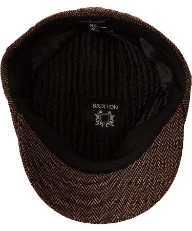 Brown/Khaki Herringbone Large Brixton Fenway Newsboy Driver Hat - Buy Online on GoSupps.com