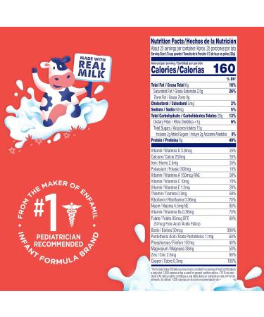 Enfagrow PREMIUM Toddler Nutritional Drink 32 Oz  Pack of 6 - Natural Flavor with Omega-3 DHA  Prebiotics  Vitamins - Non-GMO Powder Can for Brain & Immune Support - Buy Online on GoSupps.com