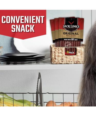 Jack Links Beef Sticks Original - 7.2 Oz - Pack Of 9 - Buy Online on GoSupps.com