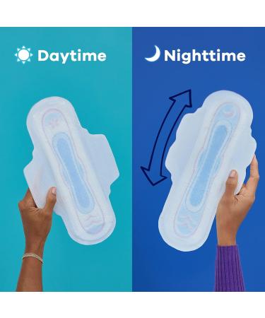 Always Ultra Thin Overnight Pads with Wings Size 4 Overnight 16 count Size 4 16 Count - Buy Online on GoSupps.com