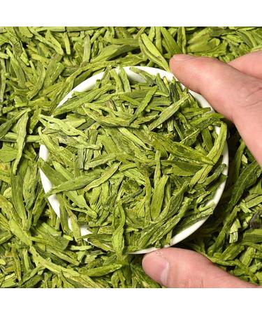 HQZM Grade 1 Longjing Green Tea Preming Loose Leaf Tea 250 g 881 Oz Short Natural Flavor - Buy Online on GoSupps.com