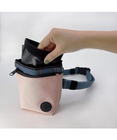 Katozoo Dog Training Treats & Clickers | Magnetic Closure Training Bag - Pink | International Shipping Available - Buy Online on GoSupps.com