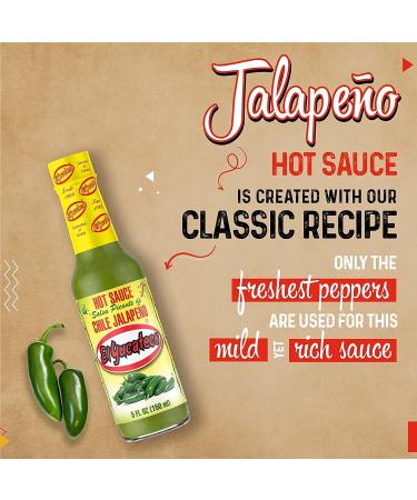 El Yucateco Jalapeno Salsa 150 ml (Pack 3) / Mexican Spicy Jalapeno Salsa Hot Chilli Sauce for Tacos Fajitas Seafood - Buy Online on GoSupps.com