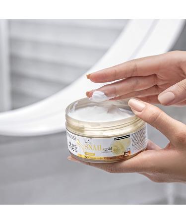 Victoria Beauty Snail Cream with Argan Oil - Nourishing Body Cream for the Whole Family (200 ml) | Hydrate & Rejuvenate Skin - Buy Online on GoSupps.com