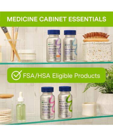 Foster & Thrive Cetirizine HCl 10mg Allergy Relief for Seasonal Allergies Pollen Hay Fever and Dry Itchy Eyes Non-Drowsy Antihistamine Medicine for Children or Adults Compare to Zyrtec - Buy Online on GoSupps.com