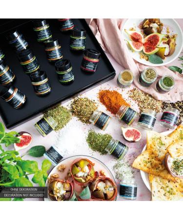 Hallingers Classic Spice Set - Handmade 12 Spice Gift Set | Perfect for Mother's Day & Father's Day | Unique Global Flavors - Buy Online on GoSupps.com