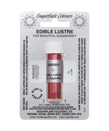 Sugarflair SHERRY Edible Lustre Dust Powder - Cake decorating shimmer