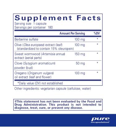 Pure Encapsulations MicroDefense with Oregano - 180 Capsules - Buy Online on GoSupps.com