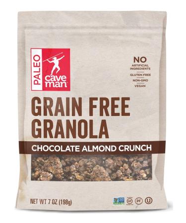 Caveman Foods Grain Free Granola Chocolate Almond Crunch 7 oz (198 g)