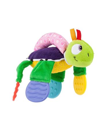 Nuby Floppers Plush Teether Turtle - Soothing Teething Toy for Babies - Buy Online on GoSupps.com