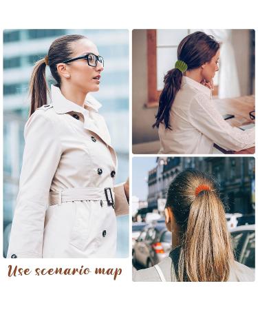 7 PCS Bird Nest Hair Clips & Ponytail Holders for Women | Velvet Expandable Bun Claw | Valentine's Day Gift - Buy Online on GoSupps.com