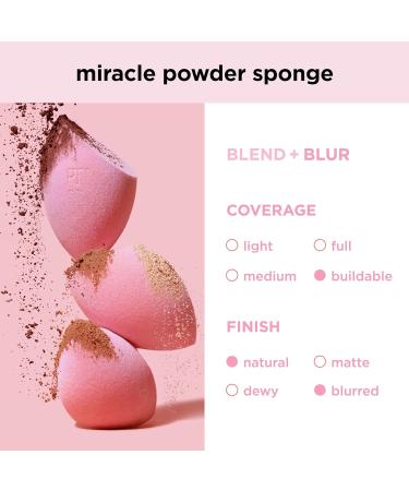 Real Techniques Miracle Complexion Sponge & Miracle Powder Sponge Duo Pack for Foundation & Powders (Pack of 2) Set of 2 (Pack of 2) - Buy Online on GoSupps.com