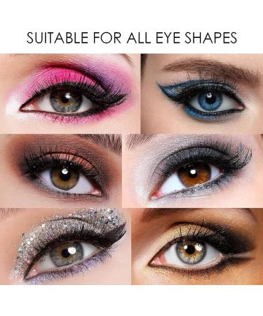 Mojiacong 6Pairs Magnetic Eyeliner Lashes 3D Natural Look Magnetic Lashes Magnetic Eyelashes Natural Look False Eyelashes Magnetic No Glue Light Weight & Reusable Magnetic Eyelashes - Buy Online on GoSupps.com
