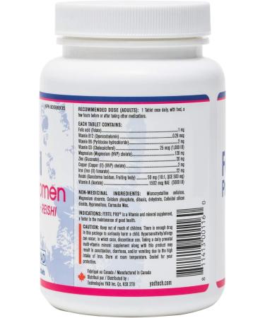 Fertil Pro Woman + Reishi Natural Female Fertility Supplements for Women with Vitamins & Nutrients Pre-Conception Pre-Pregnancy Support for Her (90 Pills 3 Month Supply) - Buy Online on GoSupps.com