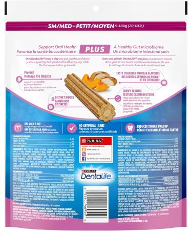 DentaLife Plus Digestive Support Dog Treats - 408 g Pouch (4 Pack) - Buy Online on GoSupps.com
