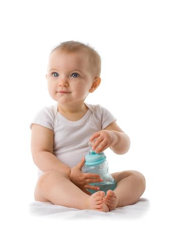 Nuby Standard Neck Tinted Feeding Nurser  1 Count (Pack of 1)  Colors May Vary - Buy Online on GoSupps.com