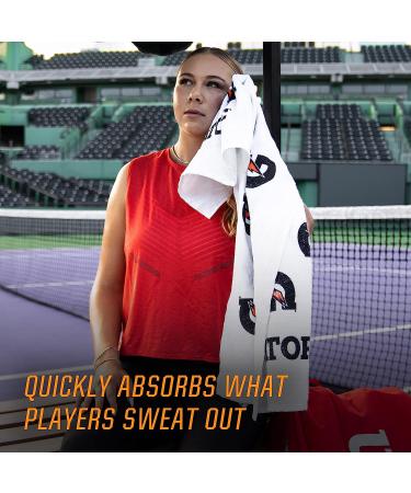 Gatorade Premium Sideline Towel - White Small | Official Bi-color Towel - Buy Online on GoSupps.com