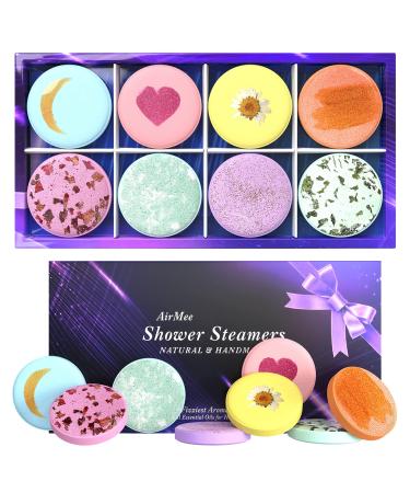 Shower Steamers - Pack of 8 Aromatherapy Shower Bombs Tablets Gift Sets. Mother's Day Christmas Best Gift Ideas Perfect Gifts for Wife Women