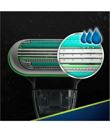 Buy Gillette Body Razor for Men | 3-Layer Blade + 1 Extra Blade | International Shipping Available - Buy Online on GoSupps.com