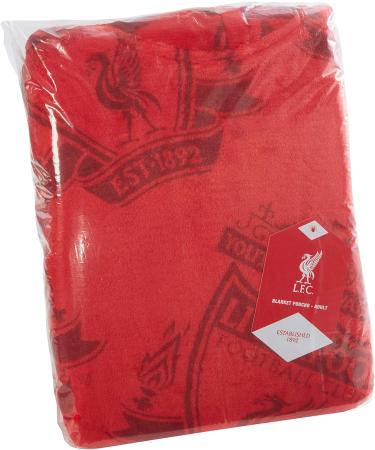 Official Liverpool FC Adult Fleece Poncho Hooded Blanket - Coco Moon Super Soft Changing Robe - Buy Online on GoSupps.com