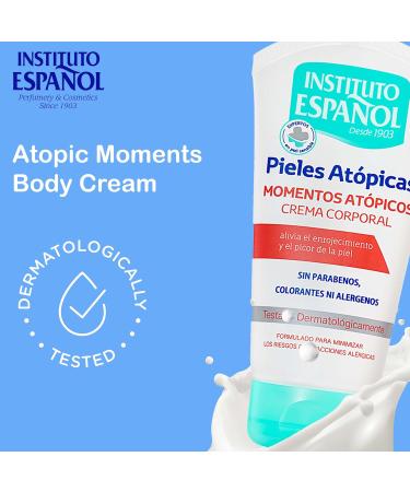 Instituto Espa ol Body Cream | Atopic Moisturizing Cream for Eczema Irritation | Multi-purpose Scented Moisturizing Cream for Body Hands 300 ml - Buy Online on GoSupps.com