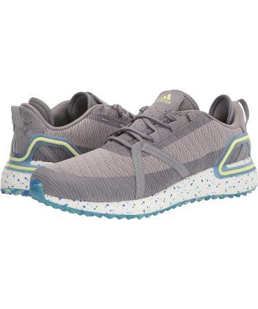 adidas Men's Solarthon Primegreen Golf Shoes 12 Grey/Pulse Yellow - Spikeless Design - Buy Online on GoSupps.com