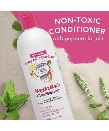 MagicHalo Anti-Lice Conditioner - Head Lice Prevention Formula with Essential Oil | 16 fl oz - Buy Online on GoSupps.com