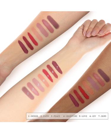 Luxury by Sofia All Natural Semi Matte Lipstick - Moisturizing & Non Toxic Lip Color | Vegan & Long Lasting Makeup for Women (7 Shades) - Buy Online on GoSupps.com