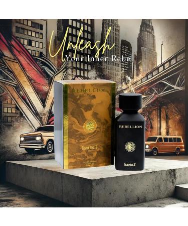 REBELLION Perfume for Men - Bold & Dynamic Fragrance Made in Dubai Long-Lasting Eau de Parfum 100ml - Buy Online on GoSupps.com