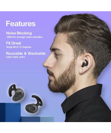 High Fidelity Ear Plugs - Reusable Soft Silicone for Concerts Raves & Musicians | Noise Reduction Ear Protection (2 Pairs - Buy Online on GoSupps.com