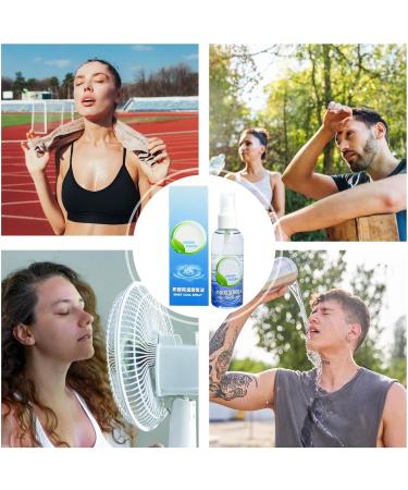 Cooling Spray for Hot Weather | Skin-Friendly Instant Cool Spray Soothing Summer Spray | Non-sticky Cooling Face Spray Instant Cooling Mist Body Cooler for Women Men - Buy Online on GoSupps.com
