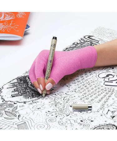 Duerer Arthritis Compression Gloves for Women and Men - Pain Relief for Rheumatoid, RSI, Carpal Tunnel - Purple (L) - Buy Online on GoSupps.com