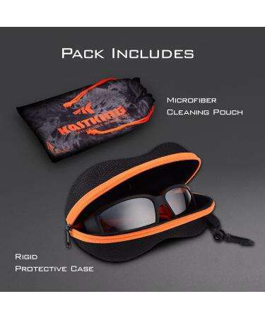 KastKing Skidaway Polarized Sport Sunglasses | Ideal for Driving, Fishing, Cycling, Running | UV Protection | Gloss Black Frame, Brown Base - Chartreuse Mirror Lens | Men and Women - Buy Online on GoSupps.com