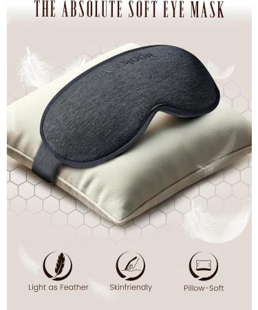 Buy 3D Contoured Sleep Mask | 100% Light Blocking | Zero Eye Pressure | Ultra Soft Eye Masks for Travel Sleep & Yoga | Adjustable Strap & Earplugs Included - Buy Online on GoSupps.com