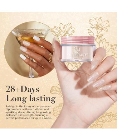 AZUREBEAUTY Nude Nail Dip Powder - 28g Glitter for DIY Manicure & Salon Quality | Long Lasting Beginner Friendly Perfect Gift - Buy Online on GoSupps.com