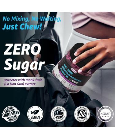 NEVISS Magnesium Gummies with Turmeric 300mg + Zinc and Magnesium Supplement with Vitamin B6 B12 D3 Turmeric - Buy Online on GoSupps.com