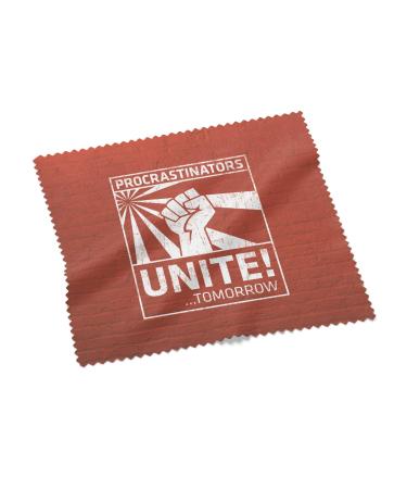 Urban Backwoods Procrastinators Unite Tomorrow Microfiber Cloth Glasses Cleaning Cloth