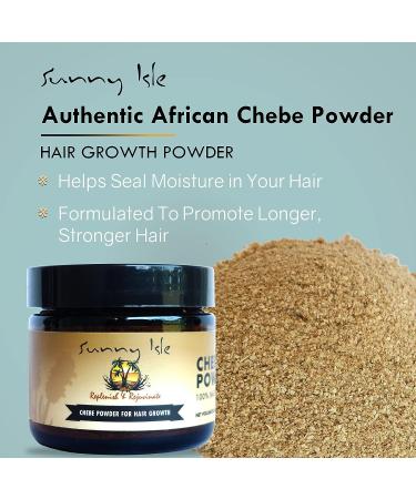 Sunny Isle Authentic African Chebe Powder 1oz - 100% Natural & Dye Free | Hair Growth & Strength Enhancer for Men & Women - Buy Online on GoSupps.com