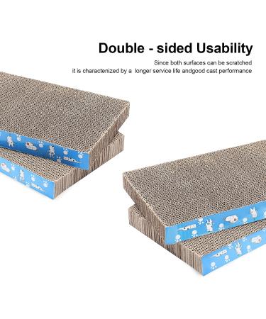 5-in-1 Premium Cat Scratch Pad | Reversible Durable Cardboard | Suitable for Rest, Claws, and Play - Buy Online on GoSupps.com