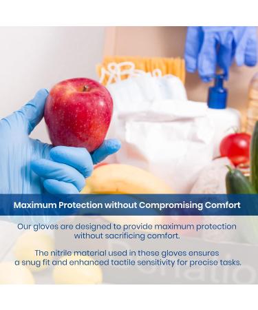 Can Touch Nitrile Glove Powder Free 1000 Pcs/Case Textured 3.5 gm Food Salon Cleaning Large - Buy Online on GoSupps.com