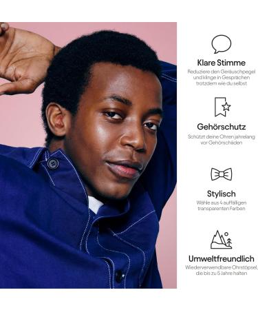 Loop Engage Earplugs for Clear Conversations - Low Noise Reduction - 8 Attachments (XS/S/M/L) - Ideal for Social Events & Parents - SNR 16dB - Rose - Buy Online on GoSupps.com