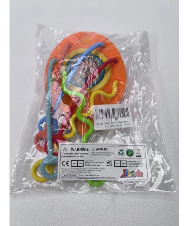 Buy Jiosdo Montessori Sensory Baby Toys - Silicone Pull String Rattle & Engine Toys (6 Months - 1 Year) - Orange Carrot - Buy Online on GoSupps.com